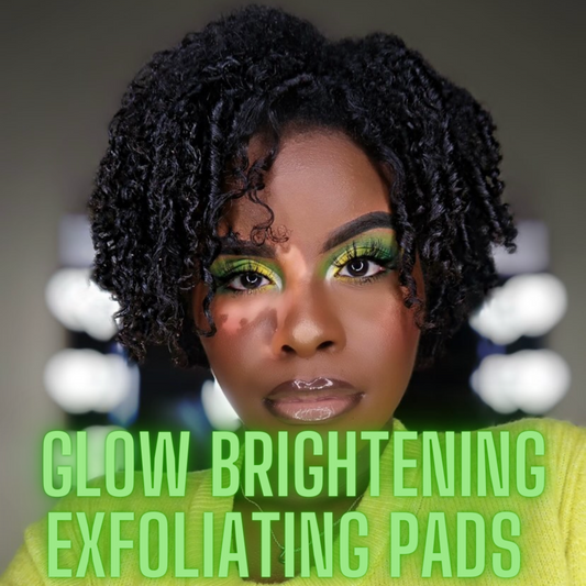 Glow Brightening Exfoliating and Cleansing Pads w/ Jamaican Turmeric and Kojic Acid